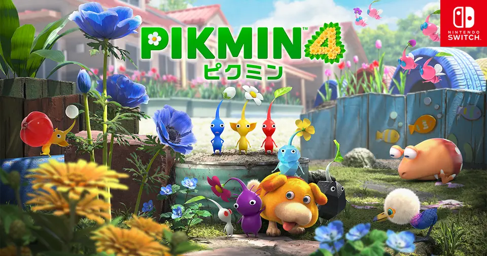 Pikmin 4 offizielles Nintendo-Motiv